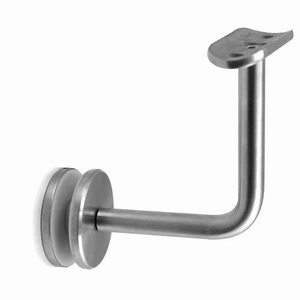 Rostfria räcken för montering av trappsteg